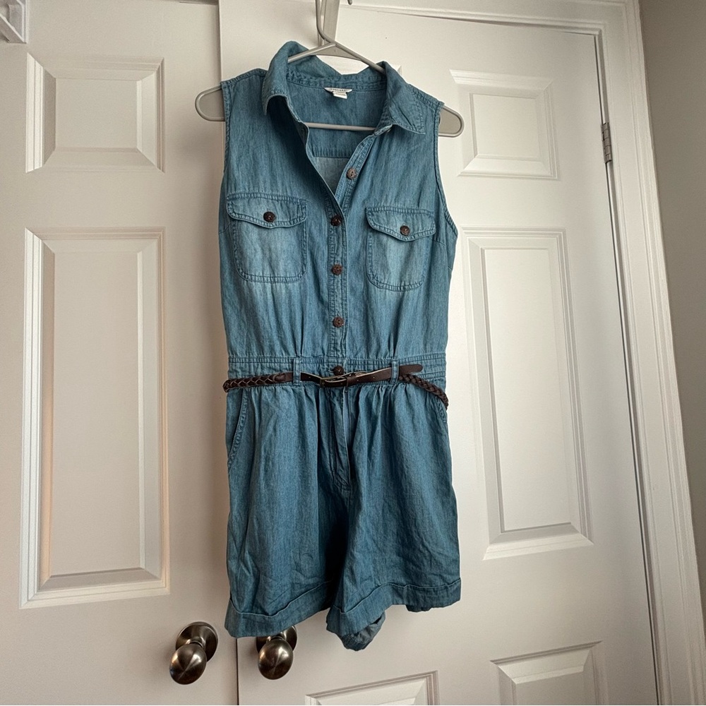Forever 21 denim romper size L
